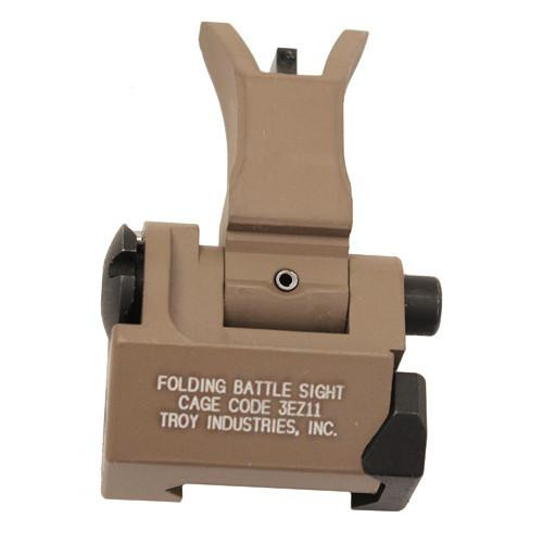 Troy Industries Front Folding Style M4 Sight Flat Dark Earth, Tritium