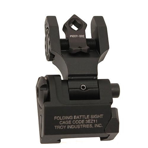 Troy Industries DOA Rear Sight Black, Folding, Tritium