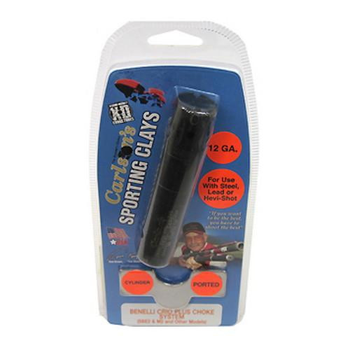 Carlsons Benelli Crio Plus Sporting Clay Choke Tube 12 Gauge, Ported, Cylinder, .725
