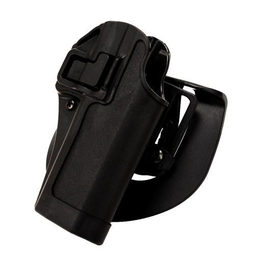 Blackhawk! Serpa CQC, Belt & Paddle Holster, Plain Matte Black Finish Taurus 24/7 OSS, Right Hand