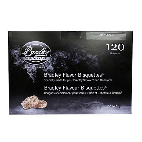 Bradley Technologies Smoker Bisquettes Oak (120 Pack)