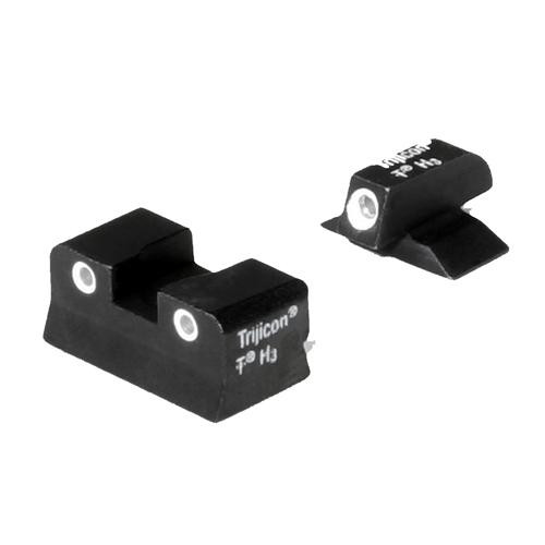 Trijicon Beretta Bright and Tough 3 Dot Night Sight Set 8000 Cougar Series, Green Front and Rear Lamps