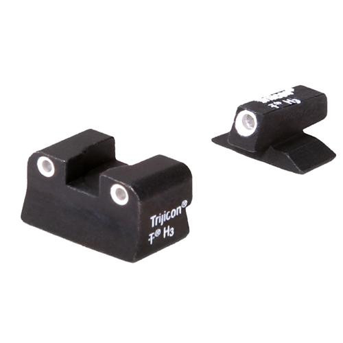 Trijicon Beretta Bright and Tough 3 Dot Night Sight Set Vertec, Green Front and Rear Lamps