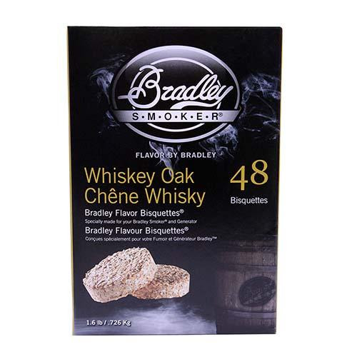Bradley Technologies Smoker Bisquettes Whiskey Oak Special Edition, 48 Pack