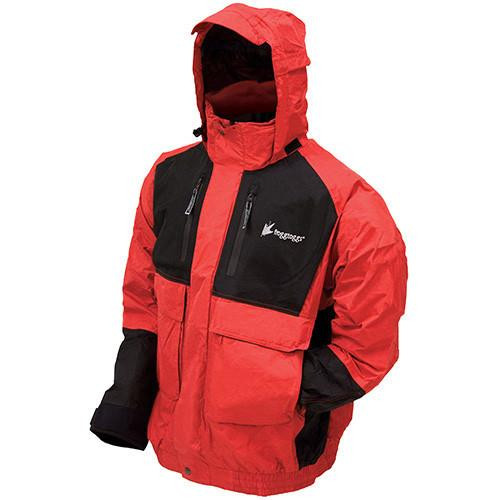 Frogg Toggs Firebelly Toadz Jacket Black/Red Large