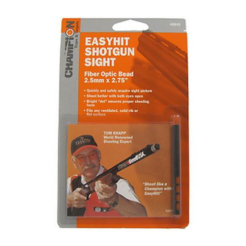 Champion Traps and Targets Easy Hit Shotgun Sight 2.5mm, Red, 2.75"