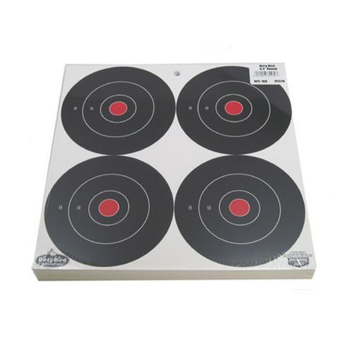 Birchwood Casey Dirty Bird Paper Targets 6 Bull's Eye Splattering