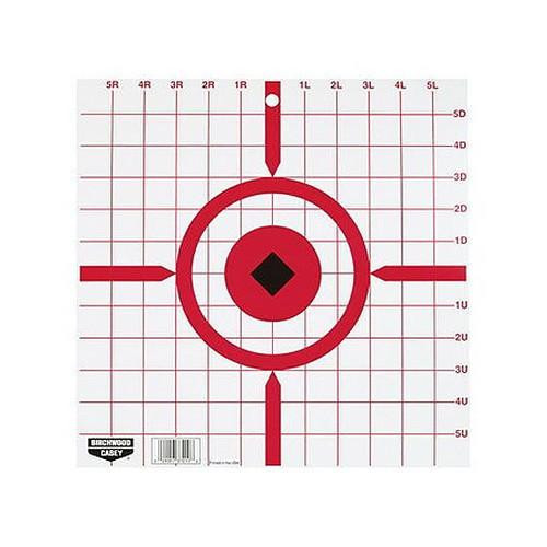 Birchwood Casey Rigid 12"Crosshair Sight-In Target /10