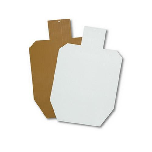 Birchwood Casey Sharpshooter IPSC White/Brown Plastic (Per 200)