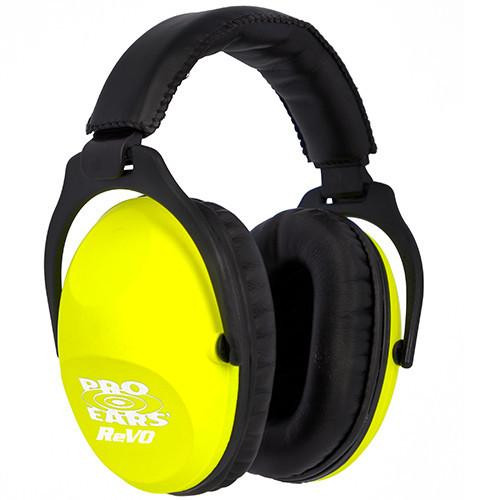 Pro Ears Passive Revo Noise Reduction Rating 25dB, Neon Yellow