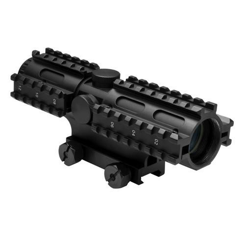 NcStar Tactical 3-Rail Sighting System 4x32/Mil-Dot/Blue/Weaver Mount
