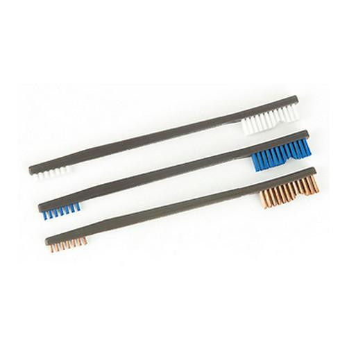 Otis Technologies 9 Pack A/P Brush (3 Each Nylon, Bronze,Stainless)