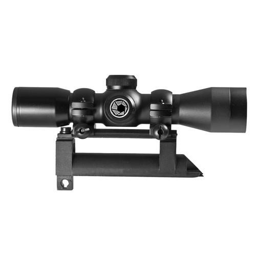 Barska Optics Contour Scope 4x32mm, SKS Scope, 30/30 Reticle, Black