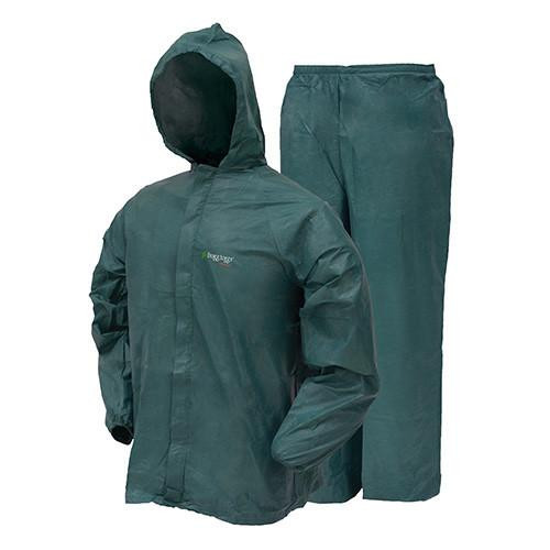 Frogg Toggs Ultra-Lite2 Rain Suit w/Stuff Sack Large, Green