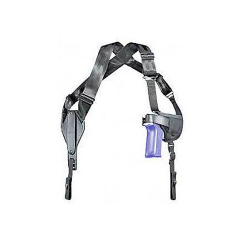 Uncle Mikes Horizontal Shoulder Holster, Kodra Black, Ambidextrous Size 15
