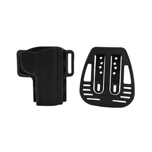 Uncle Mikes Reflex Open Top Holster, Black Size 14 Right Hand