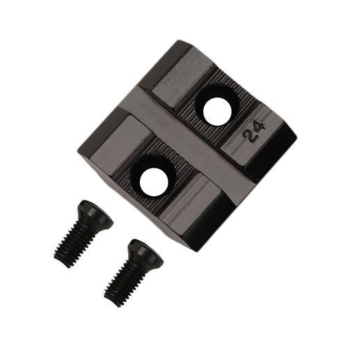 Weaver Detachable Top Mount Base 24, Gloss Black