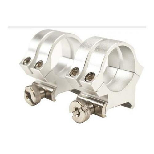 Weaver Quad-Lock Rings 1", High, Silver