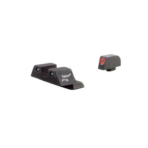 Trijicon Glock HD Night Sight Set 20/21/29/30/36/40/41, S and SF Variants, Orange Front Outline Lamp