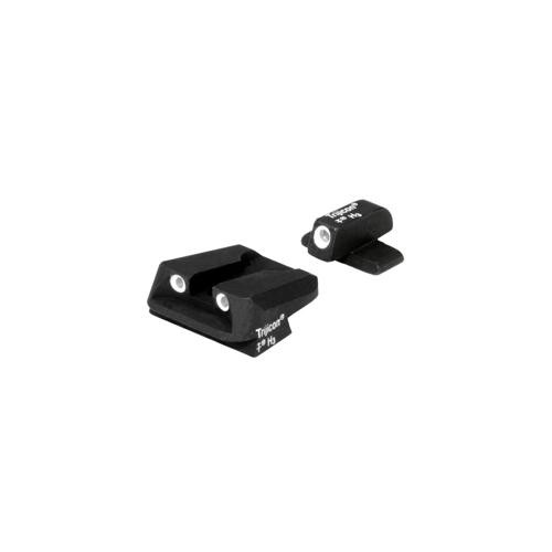 Trijicon Sig Sauer Bright and Tough 3 Dot Night Sight Set 9mm/.357 Sig (Excluding P938), #8 Front Lamp and Novak Rear Lamp