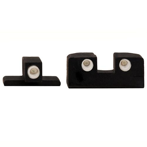 Mako Group Sig Sauer Tru-Dot Sights 9mm & 357 Sig, Green/Yellow, Fixed Set