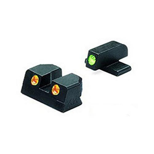 Mako Group Springfield Tru-Dot Sights XD 9mm & .40 Green/Orange Fixed Set