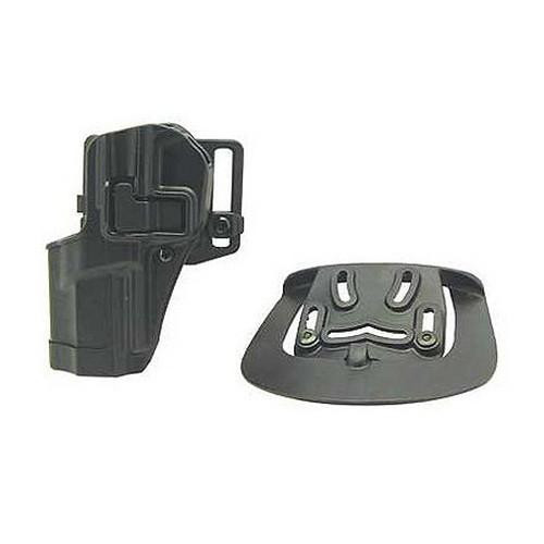 Blackhawk! Serpa CQC, Belt & Paddle Holster, Plain Matte Black Finish Left Hand FN 5.7 USG
