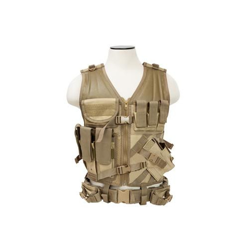 NcStar Tactical Vest Tan, M-XL