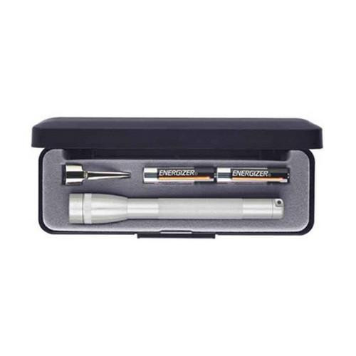 Maglite Mini-Mag Flashlight AAA Presentation Box, Silver