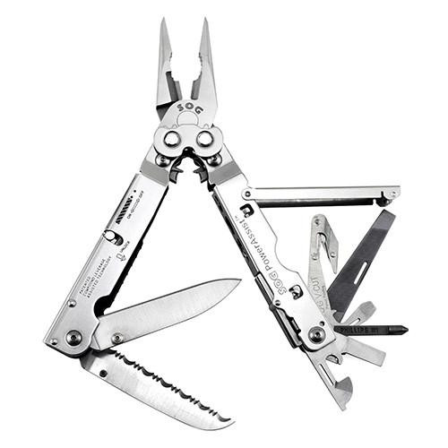 SOG Knives Multitool PowerAssist, Nylon Sheath, Clam Pack