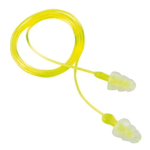 Peltor Reusable Tri-Flange Earplugs, 3 Pairs/Pack