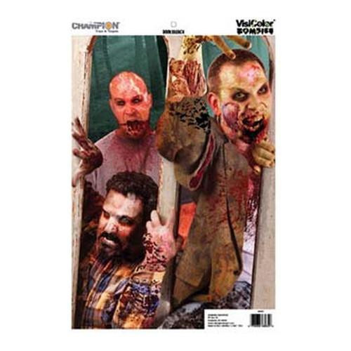 Champion Traps and Targets Zombie Targets Visicolor Door Breach 12" x 18", 50 Pack