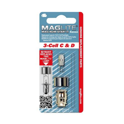 Maglite MS II Incandescent Upgrade 3 Cell Xenon