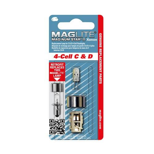 Maglite MS II Incandescent Upgrade 4 Cell Xenon