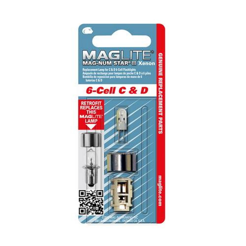 Maglite MS II Incandescent Upgrade 6 Cell Xenon