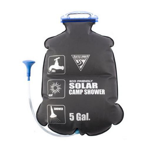 Seattle Sports PVC Free Solar Shower 5 Gallons, Black