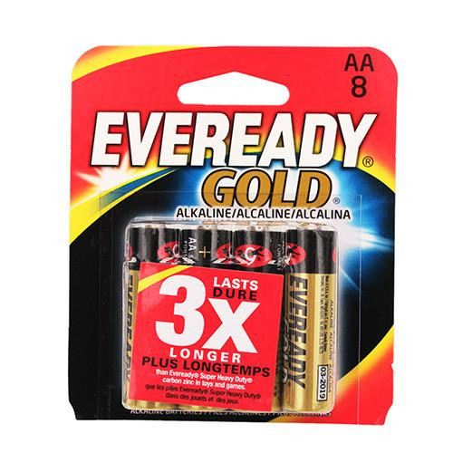 Energizer Eveready AA Batteries Per 8