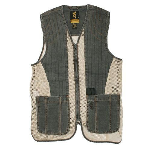 Browning Rhett Mesh Vest Charcoal/Tan XX-Large