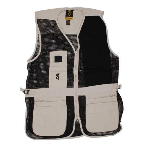 Browning Trapper Creek Left Hand Vest, Sand/Black X-Large