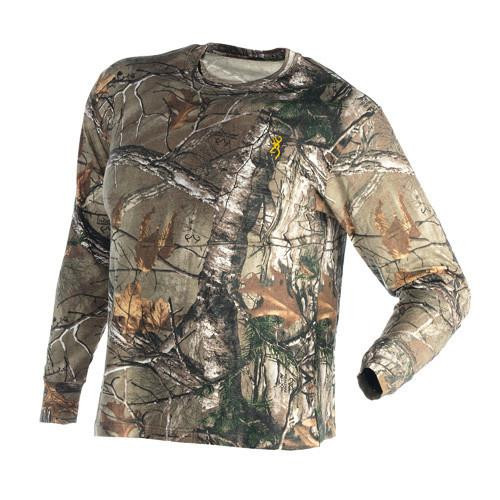 Browning Wasatch Jr Long Sleeve T-Shirt, Realtree Xtra X-Large