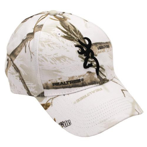 Browning Rimfire 3D Buckmark Cap Realtree Snow
