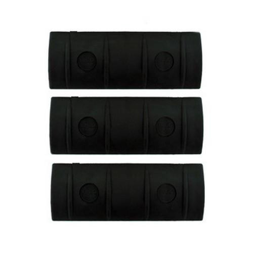 Ergo Full Rail Covers, 2-Pack, Black Medium, 10 Slot