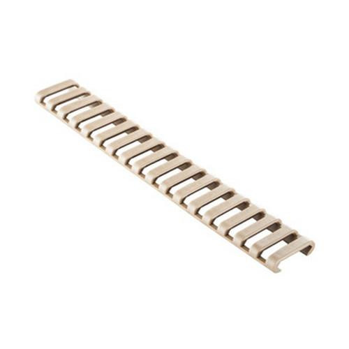 Ergo 18 Slot Ladder Low Pro Rail Covers, 3-Pack Coyote