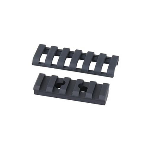 Ergo Aluminum UMP Rail M1913, 5 Slot, 2 Holes, Black