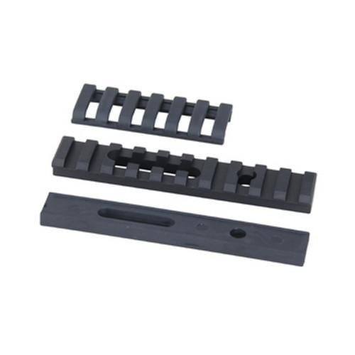 Ergo Aluminum UMP Rail 10 Slot w Reduced Adapter Base