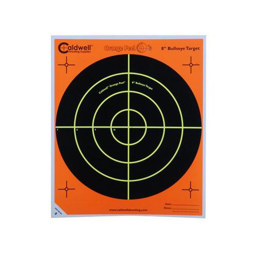 Caldwell Orange Peel 8" Bulls-Eye 10 Sheets