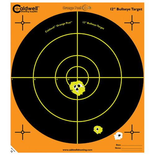 Caldwell Orange Peel Bulls-Eye 5 Sheets, 12"