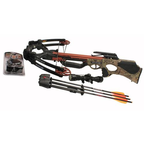 Barnett Ghost 385 CRT Reverse Cam Package-Quiver, Scope