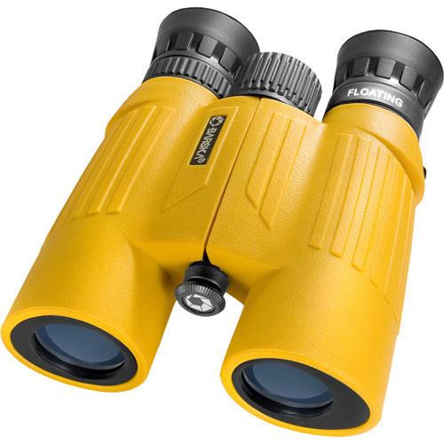 Barska Optics Floatmaster Binoculars 10x30mm, Blue Lens, Yellow