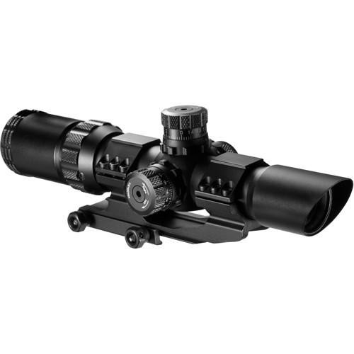 Barska Optics SWAT Scope 1-4x28mm, 30mm Tube, Illuminated Glass, Mil-Dot Reticle
